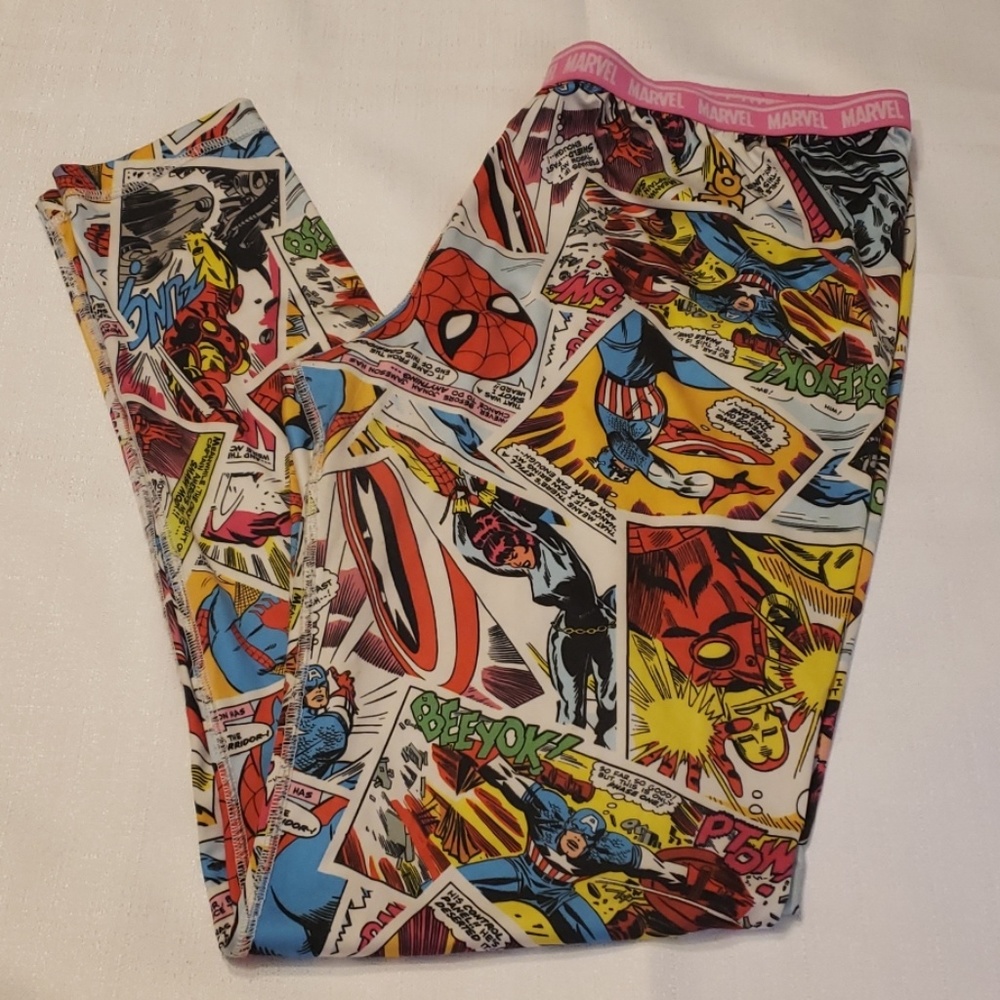 Marvel comic leggings